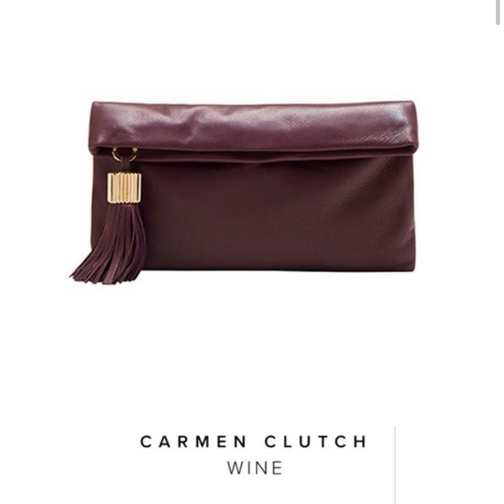 India Hicks - Carmen Clutch - Wine